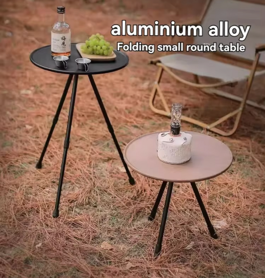 Stainless Steel OutdoorSmall round Table Camping Leisure