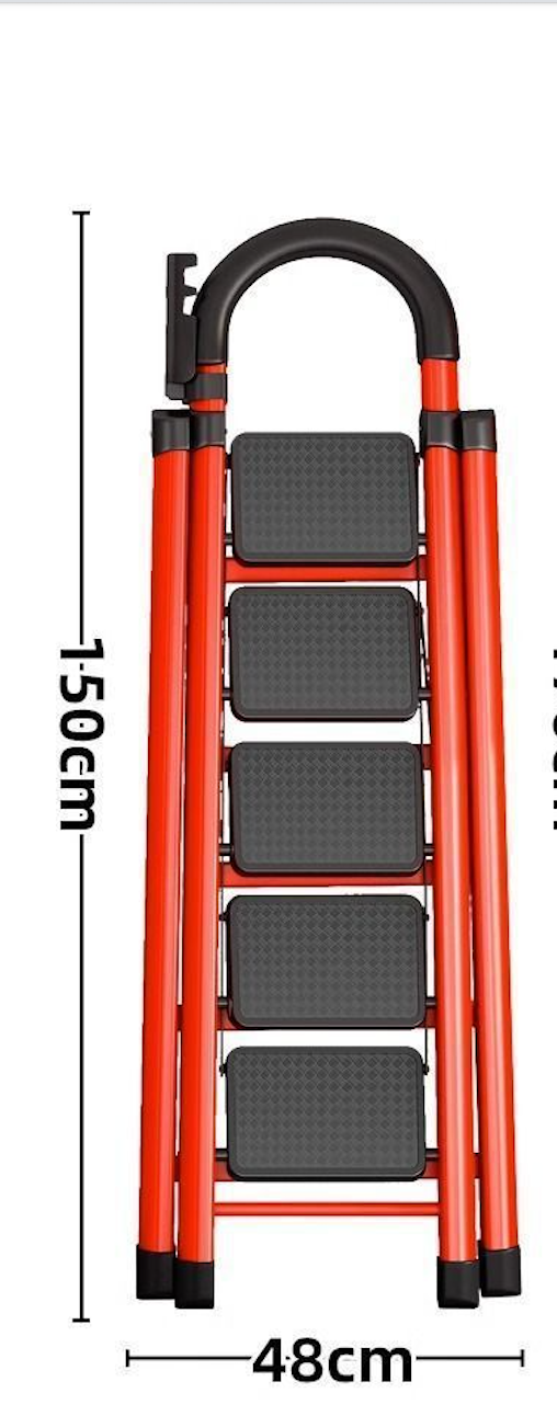Anti-Pendulum Mute Ladder Frame/Plastic Non-Slip Feet Design Folding