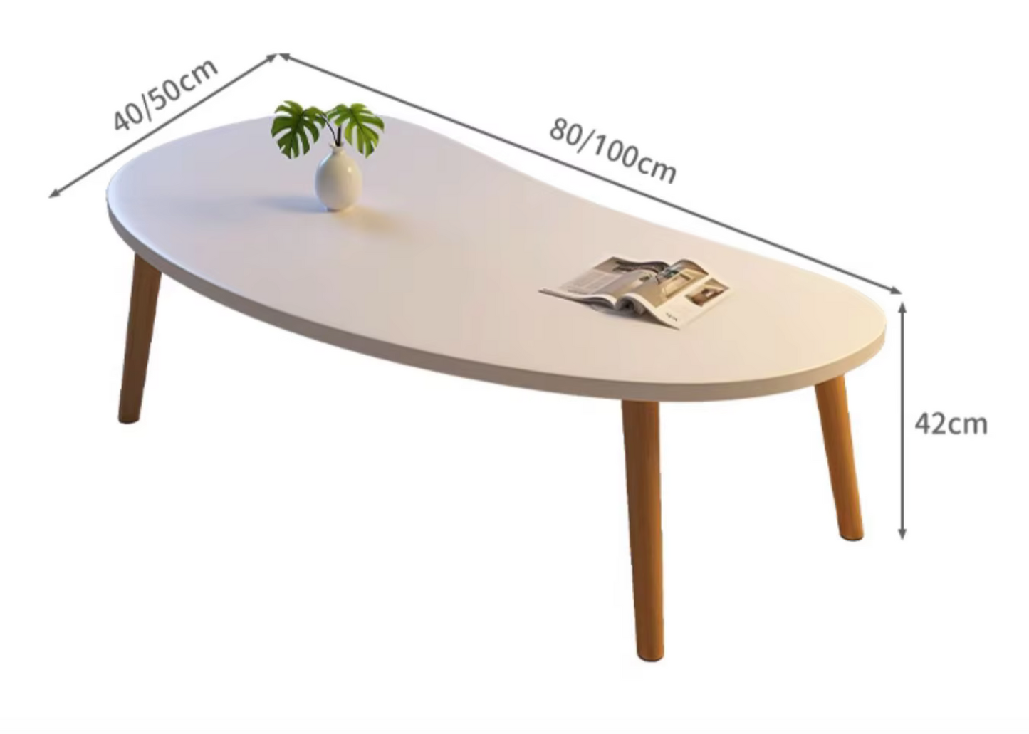 White Coffee Table Small Low Coffee Table
