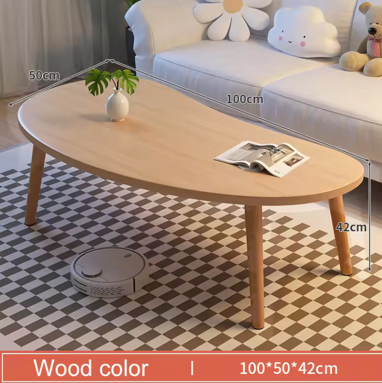 Wooden Coffee Table Small Low Coffee Table