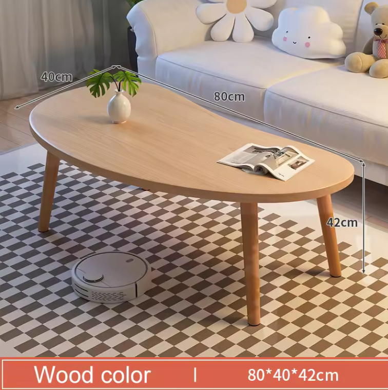 Wooden Coffee Table Small Low Coffee Table