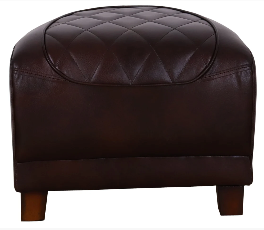 Spitfire Ottoman - Brown