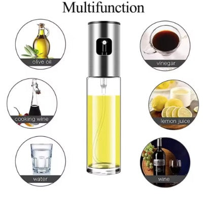 Kitchen Household Air Fryer Olive Spray Divine Appliance Barbecue Glass Bottle