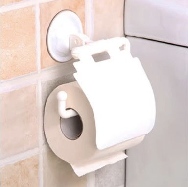 Wall Mounted Sucker Toilet Paper Holder