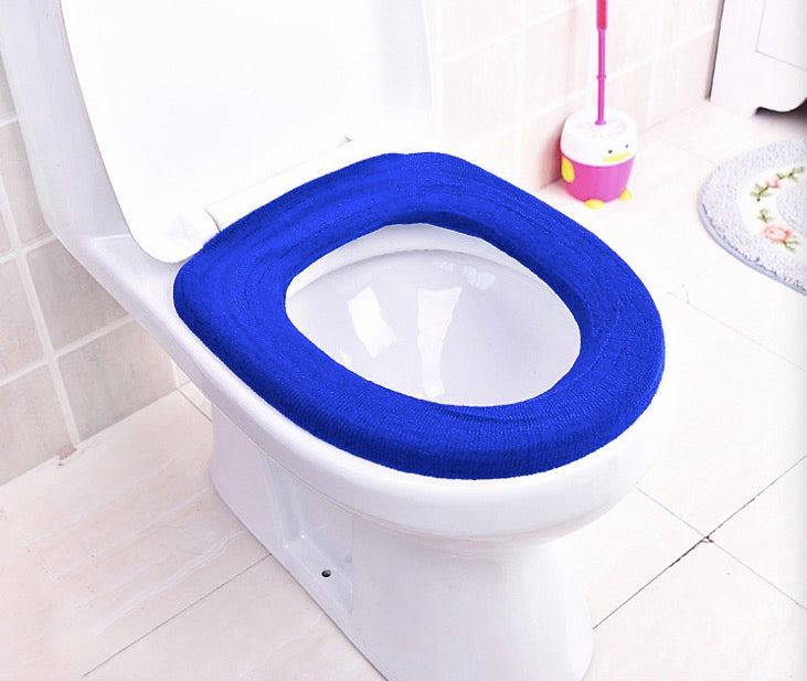 1Pc Soft Washable Toilet Seat Pad Lid Top Cover Closestool Bathroom Warmer