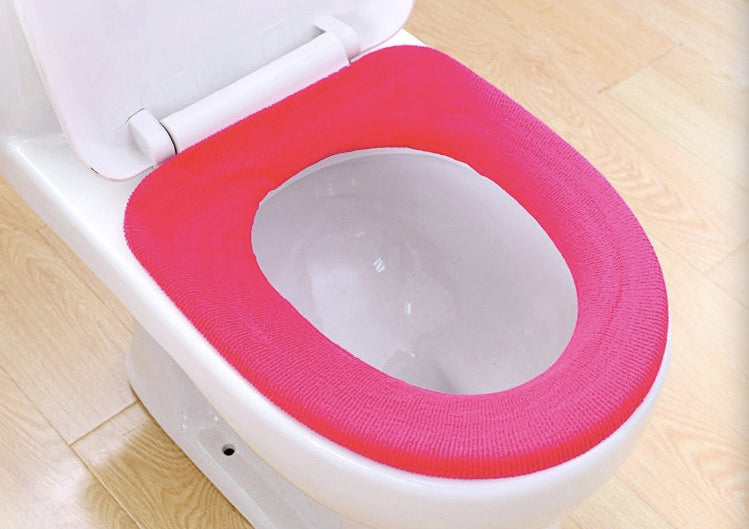 1Pc Soft Washable Toilet Seat Pad Lid Top Cover Closestool Bathroom Warmer