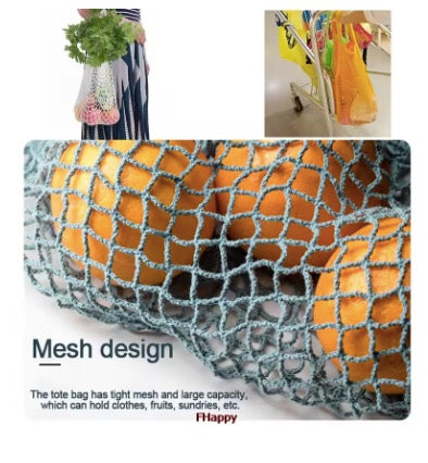 1PCS Storage Mesh Bag Reusable Grocery Produce Bags