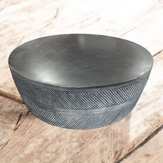 Indoor modern cement concrete coffee table large simple coffee table round 900mm