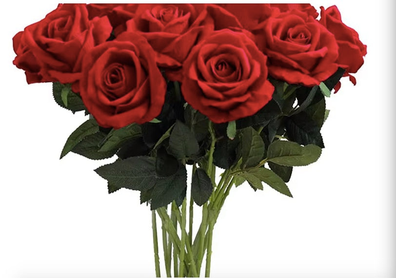 Artificial Rose Flowers Bouquet For Home Room Decor