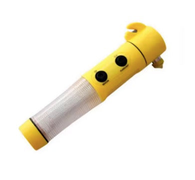 Multiple Functional Car Safety Hammer Flashlight Car Rescue Tool