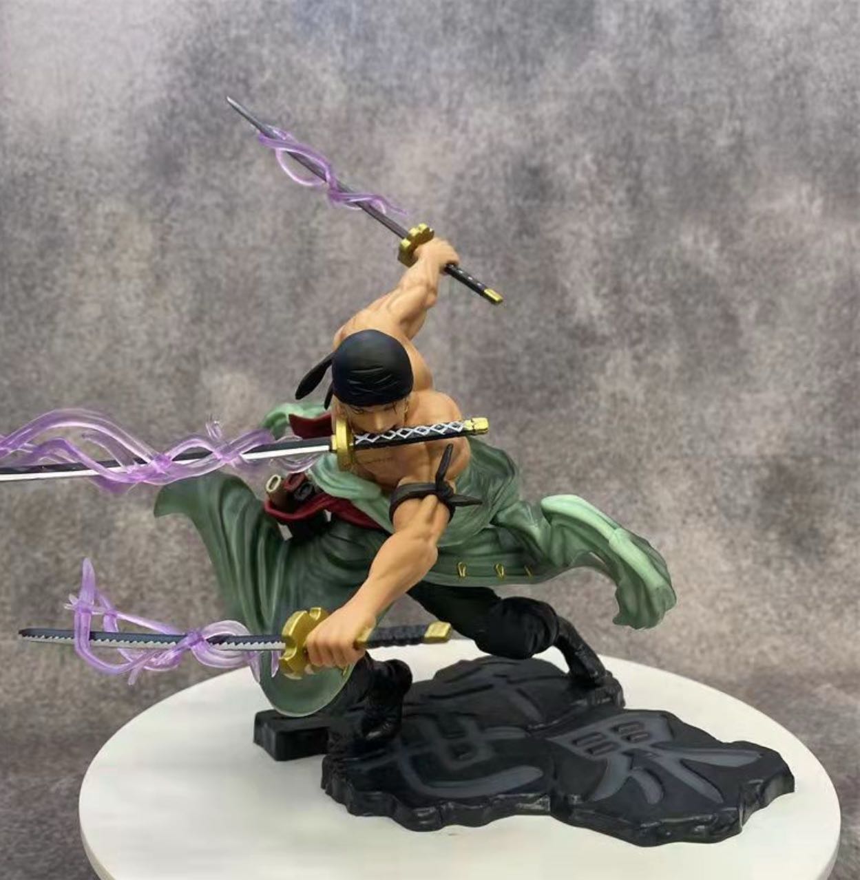 SA-Maximum Zoro baki style Two heads changable 25CM
