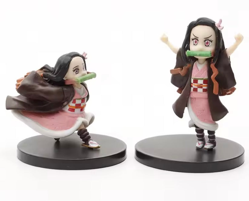 5pcs/set Anime Demon Slayer Kimetsu no Yaiba Kamado Nezuko Car Decoration
