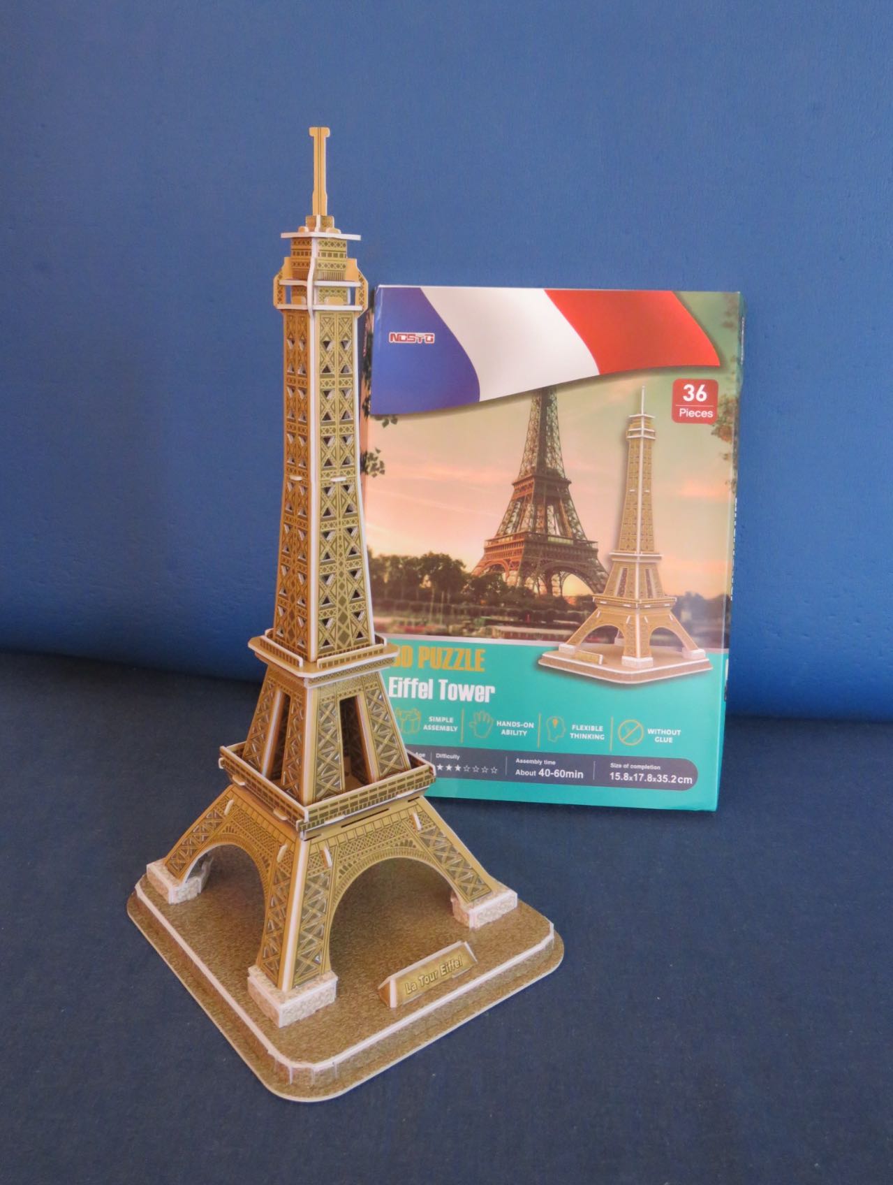 34cm 3D Puzzles Eiffel Tower Builing Mode Eiffel tower