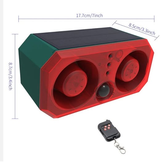 Motion Detector Alarm Light with Remote for Farm/Home