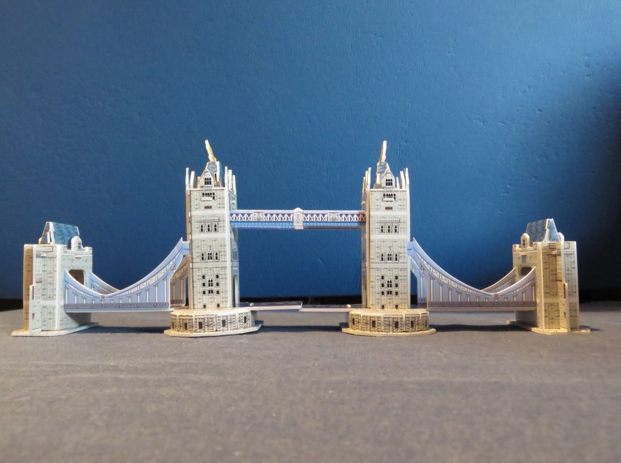 3D Paper Puzzles Toys Leaning tower Statue and Big Ben