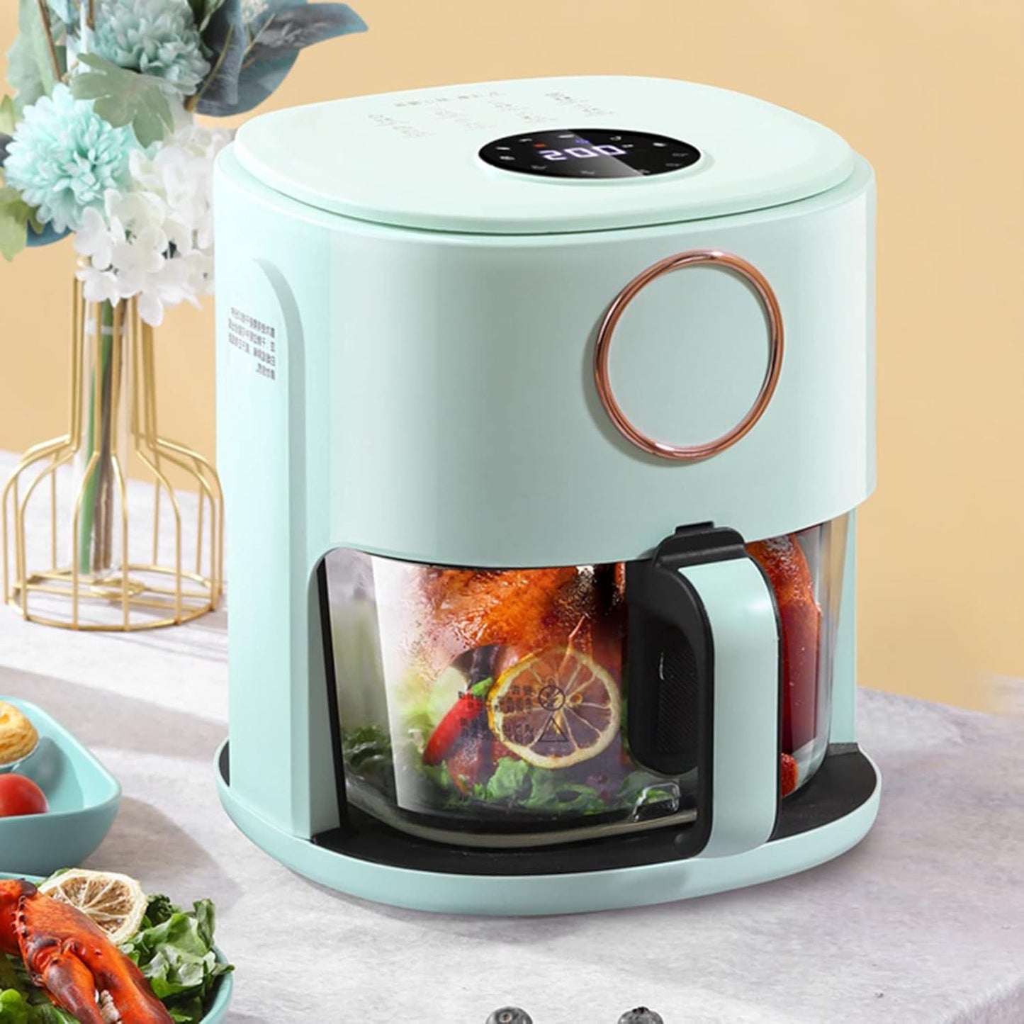 Oil Free Hot Air Fryer 5L Light Fat Hot Air Fryer