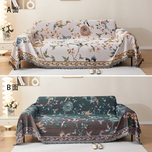 American Style Graffiti Sofa Cover Fabric Sofa Cover Inset Style 180X230CM