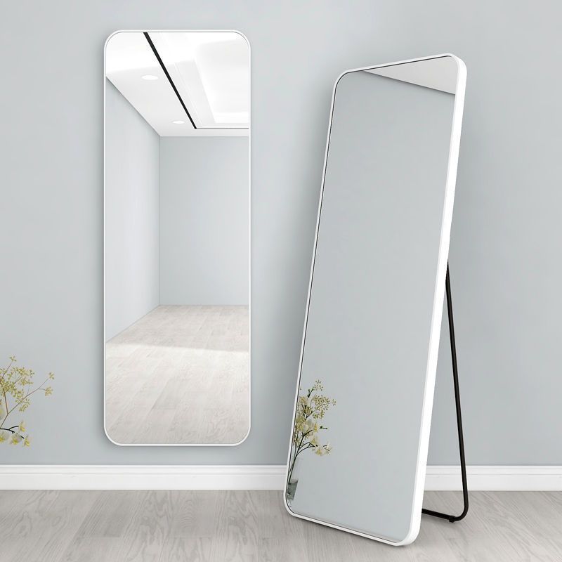 Standing Mirror 150 x 50 cm Large Wall Mirror for Bedroom Living Room Black