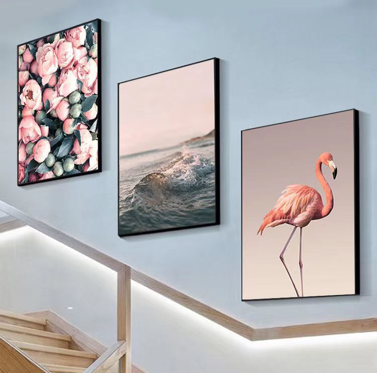 Ocean Wall Art Prints Pastel Print Pink Wall Art Coastal Decor Beach Poster