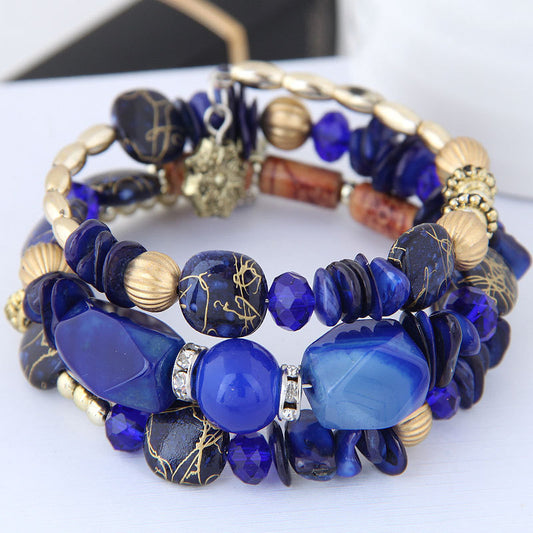 Shiny Terrific Multi-shape Women Bracelet Lightweight Bracelet