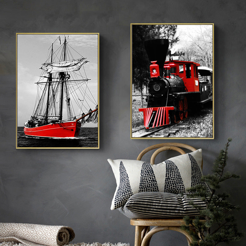 The Ocean Painting Seascape Picture on Canvas