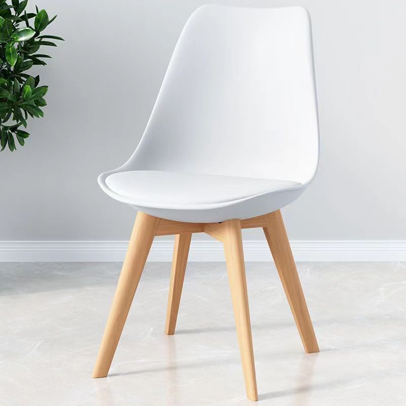 Stylish simple solid wood dining chair outdoor leisure