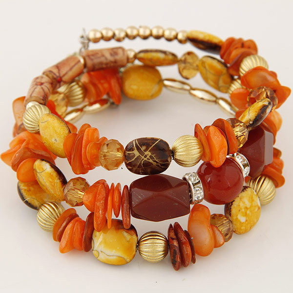 Shiny Terrific Multi-shape Women Bracelet Lightweight Bracelet