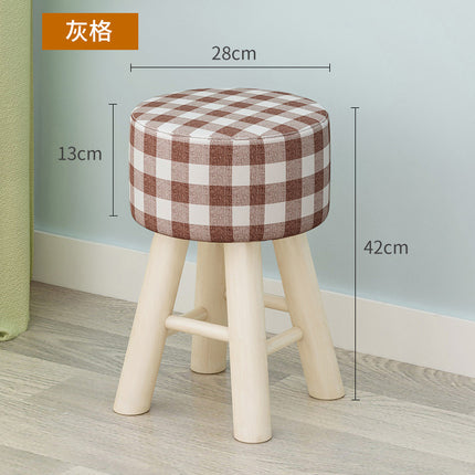 Design Stool Ottomans Wooden Bedroom Vanity Step Stool