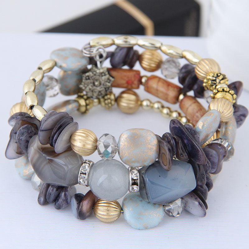 Shiny Terrific Multi-shape Women Bracelet Lightweight Bracelet
