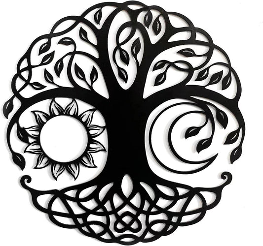 Metal Silhouette Artwork - Tree of Life 30CM