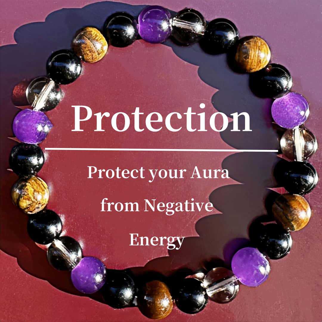 Good Luck Energy Protection 7 Chakra Meditation Bracelet Friendship Jewelry Gift