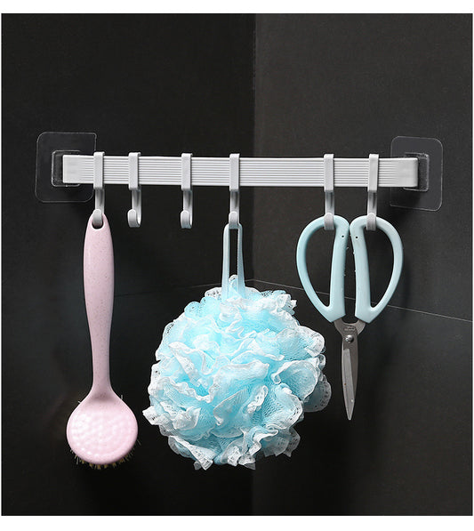 Multifunction Kitchen Storage Hook Cupboard 6 Hook