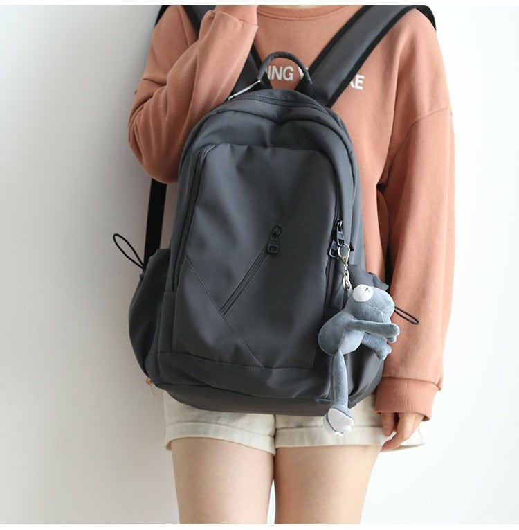 Waterproof Nylon Backpack for Women Multi-Pocket Travel Bagpack