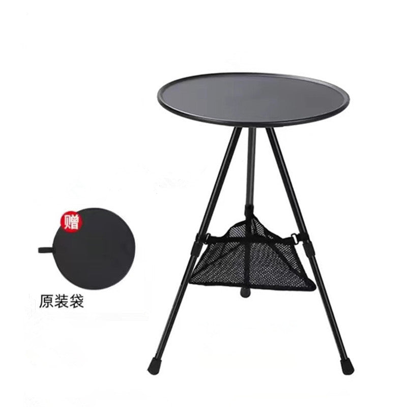 Stainless Steel OutdoorSmall round Table Camping Leisure