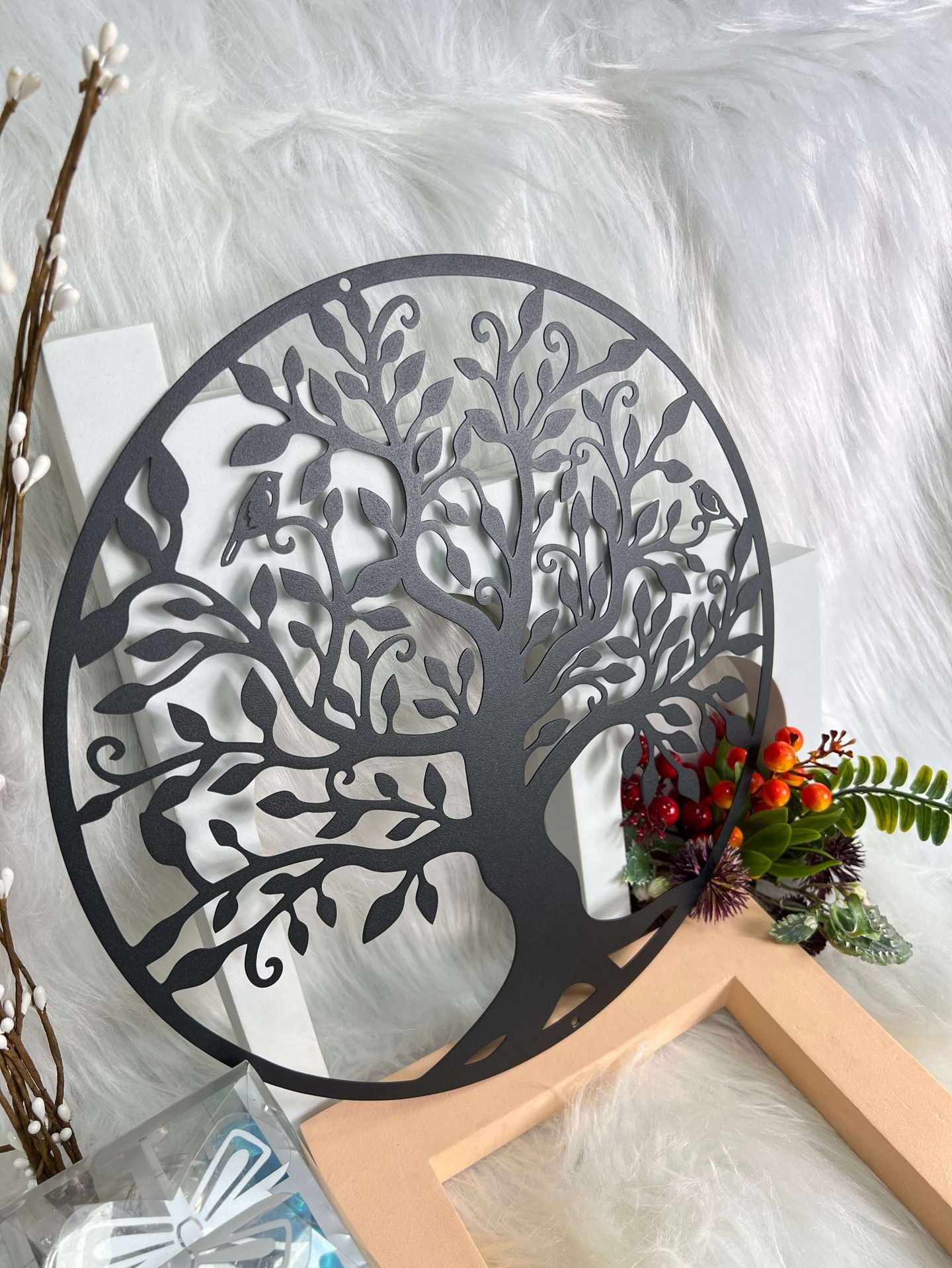 Metal Silhouette Artwork - Tree of Life 60CM