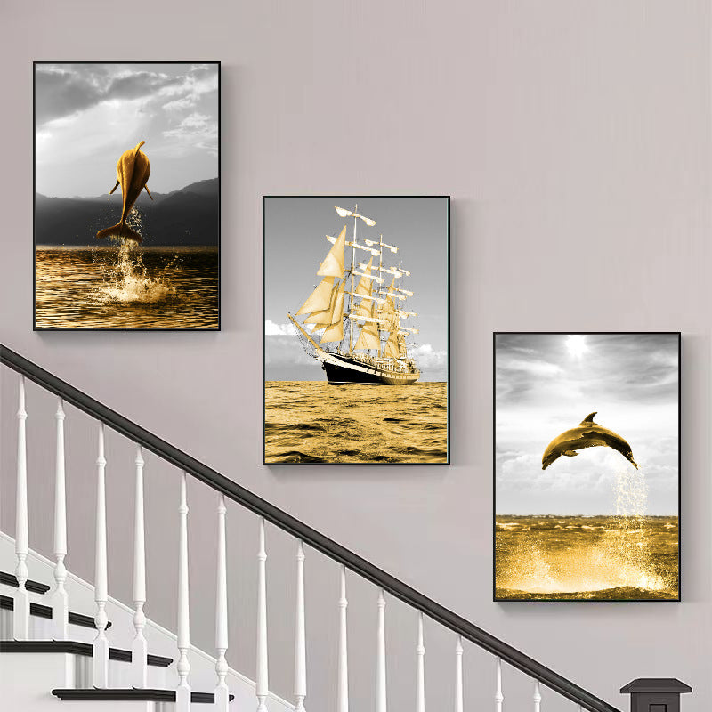 Ocean Wall Art Prints Pastel Print Pink Wall Art Coastal Decor Beach Poster