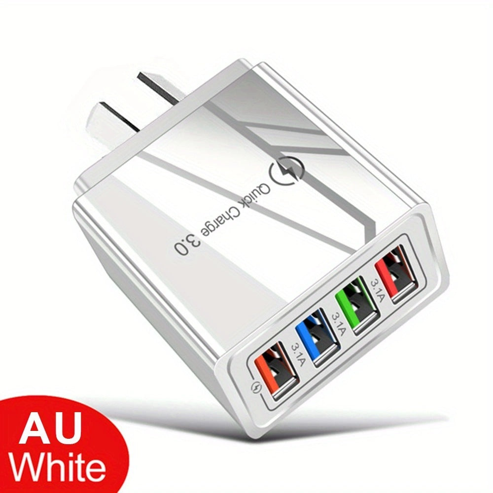 3A USB Charger 4 Port USB Quick Charge