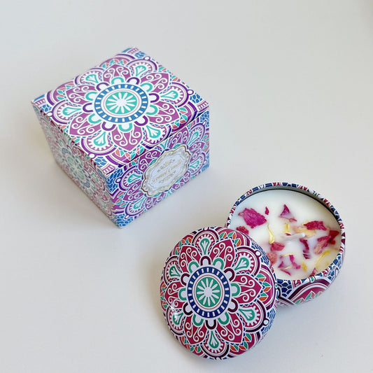 Luxury Flower Decorative Aroma Fragrance Scented Candles
