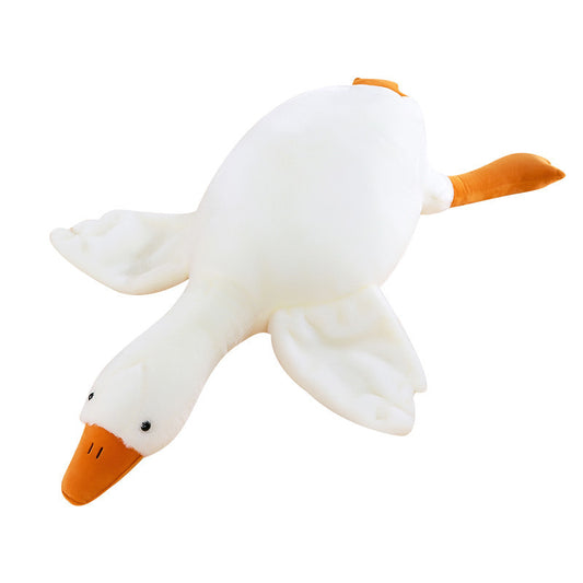 Big White Goose Doll Big Goose Exhaust Pillow 110CM