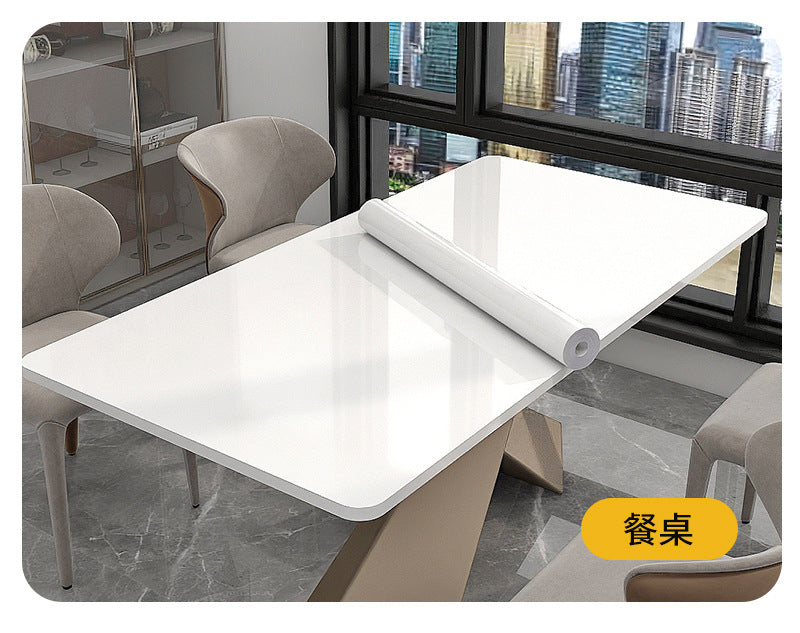 Self-Adhesive Waterproof Cabinet Sticker Kitchen Removable Glossy Contact Paper