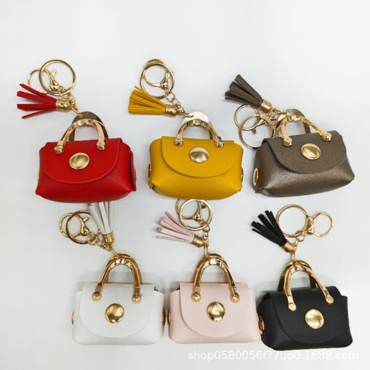 Earphone Bag Keychain Hanging Multifunctional Headphone Case