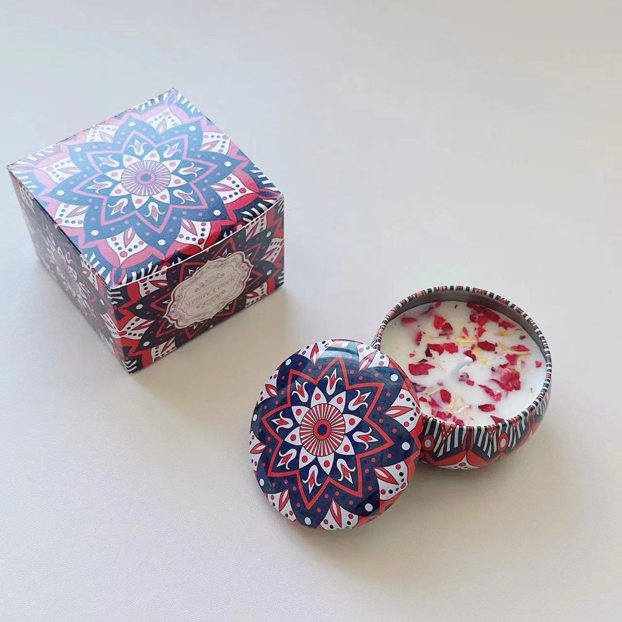 Luxury Flower Decorative Aroma Fragrance Scented Candles