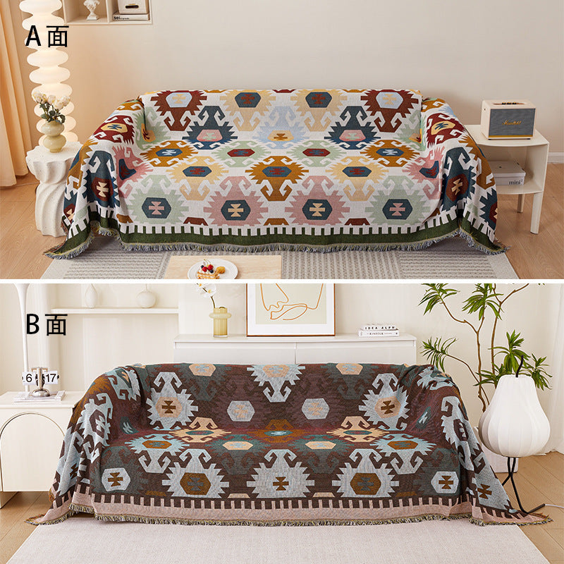 American Style Graffiti Sofa Cover Fabric Sofa Cover Inset Style 180X180CM