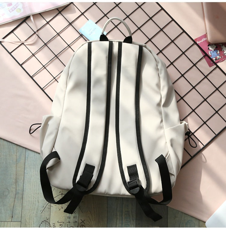 Waterproof Nylon Backpack for Women Multi-Pocket Travel Bagpack