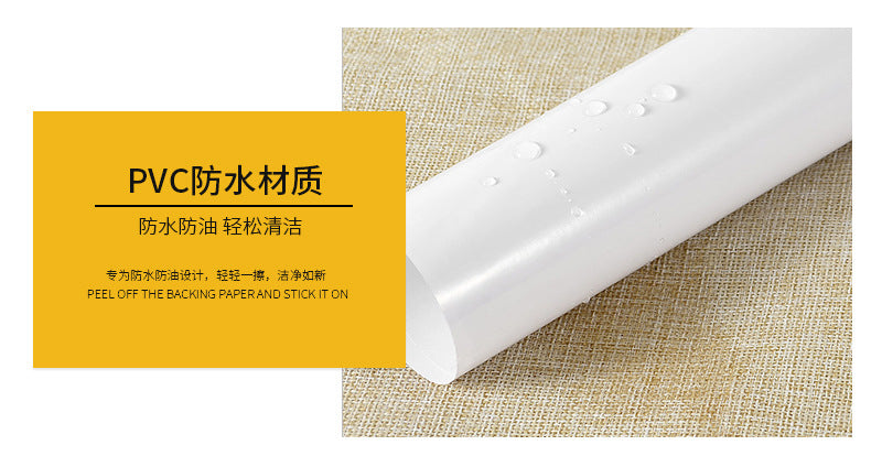 Self-Adhesive Waterproof Cabinet Sticker Kitchen Removable Glossy Contact Paper