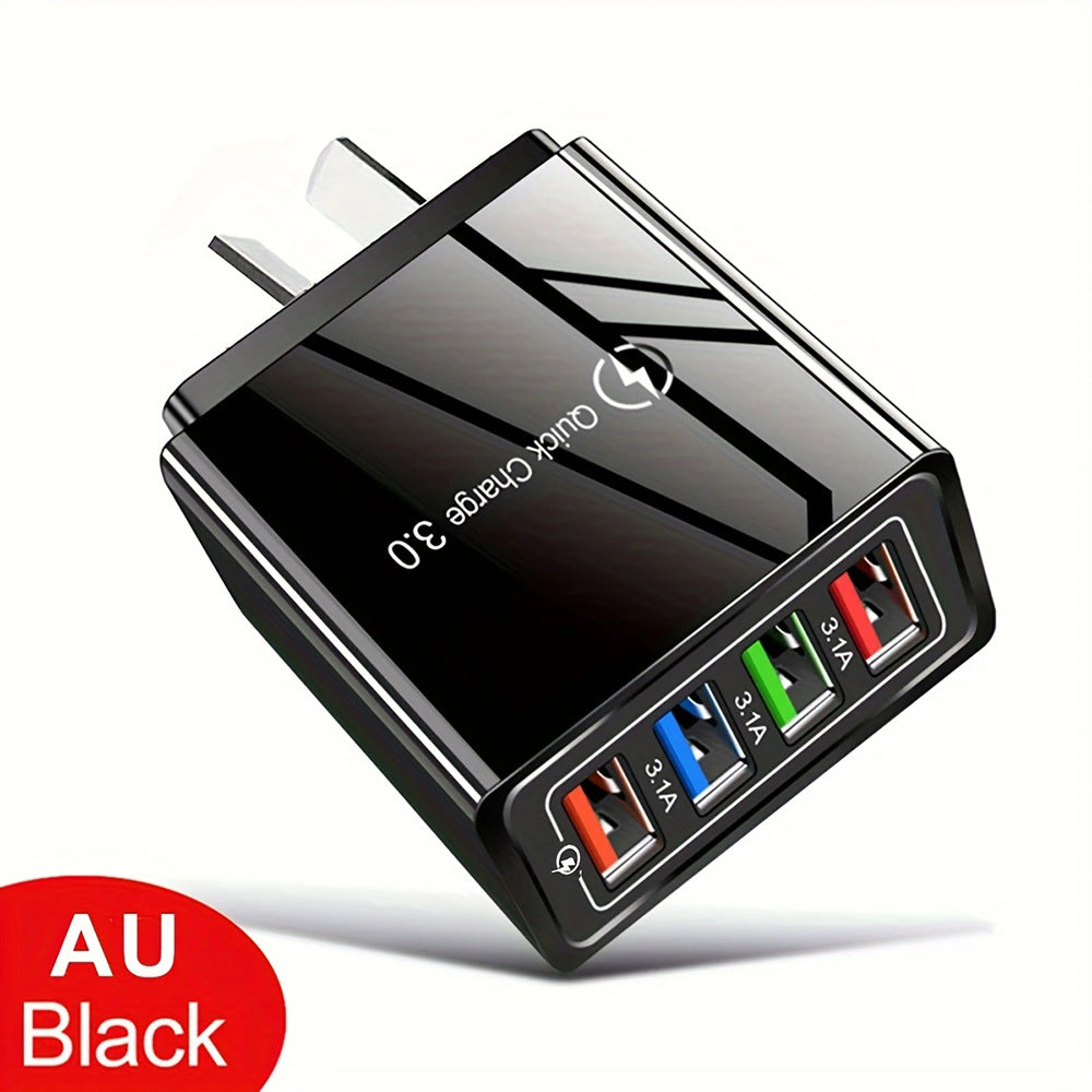 3A USB Charger 4 Port USB Quick Charge