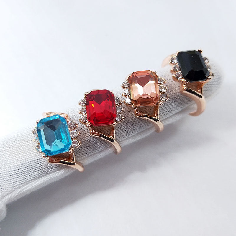 Fashion Jewelry Creative Design Crystal Finger Rings