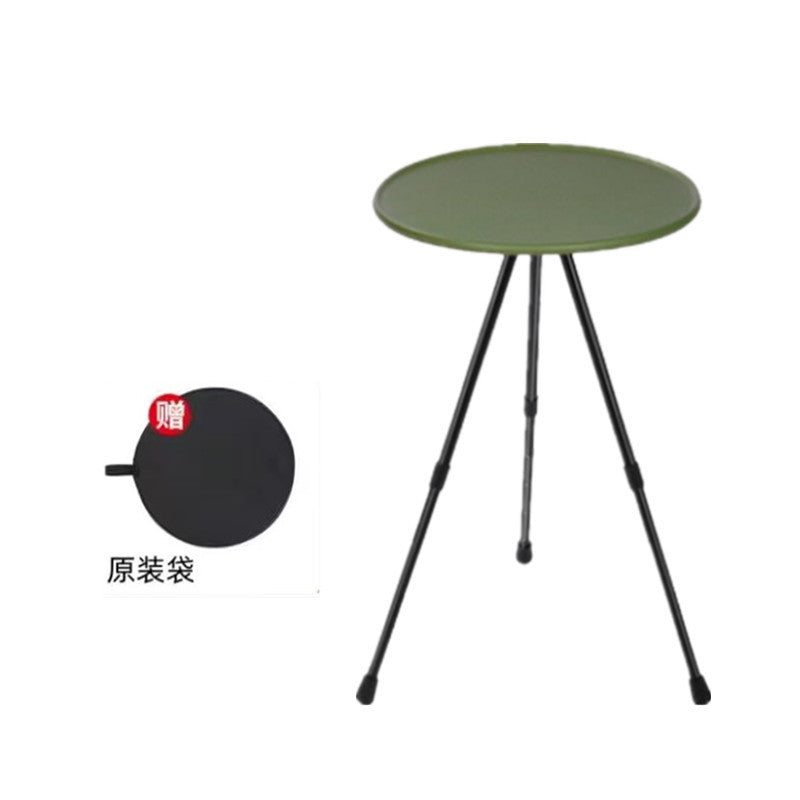 Stainless Steel OutdoorSmall round Table Camping Leisure