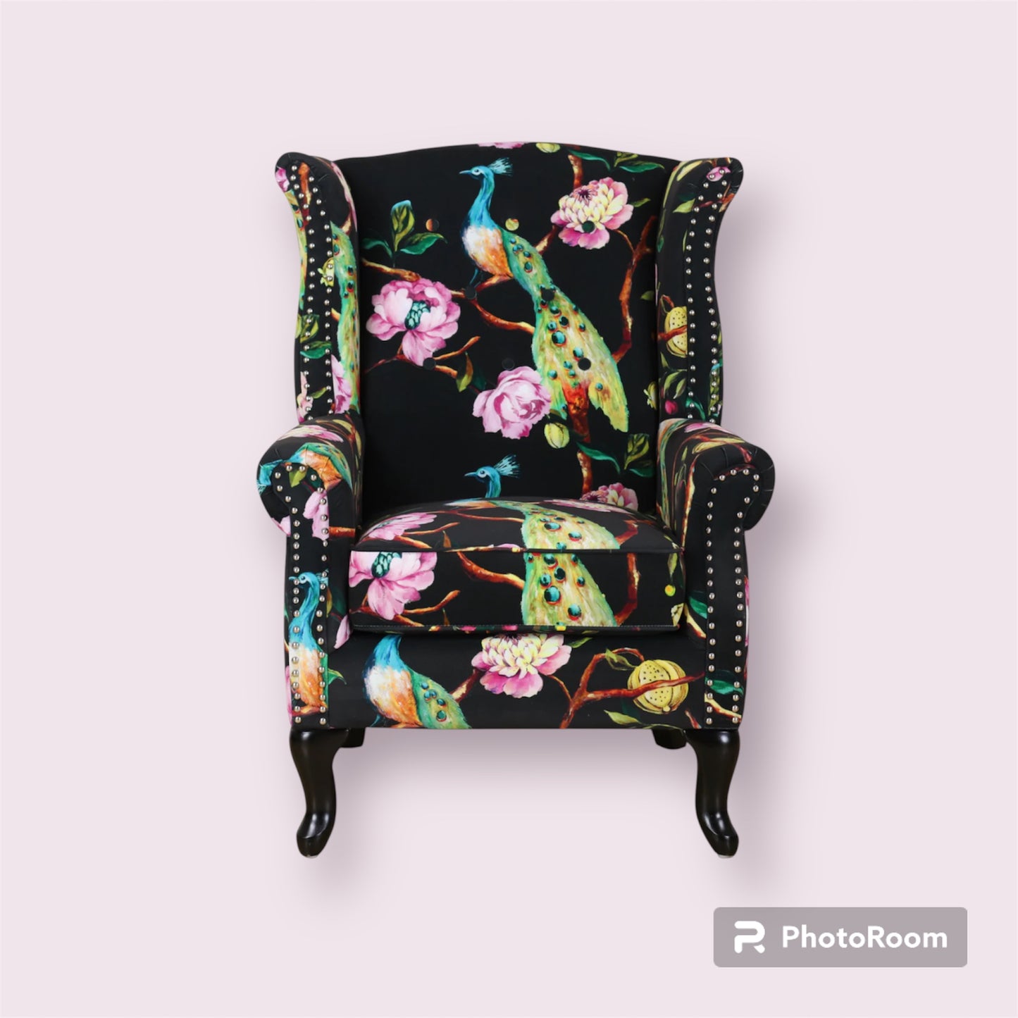 Wing Chair Peacock