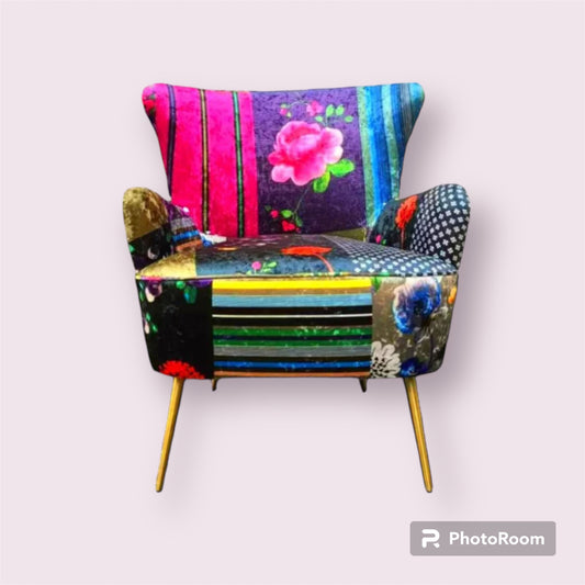 Patchwork Accent Chair